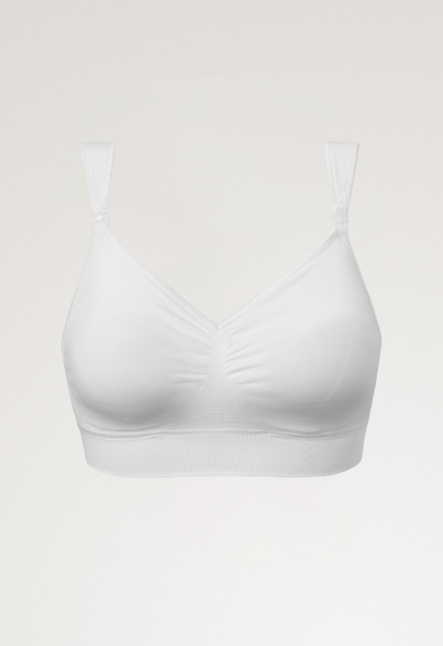 Stadig bygellös amningsbh 60D - 90H - Vit