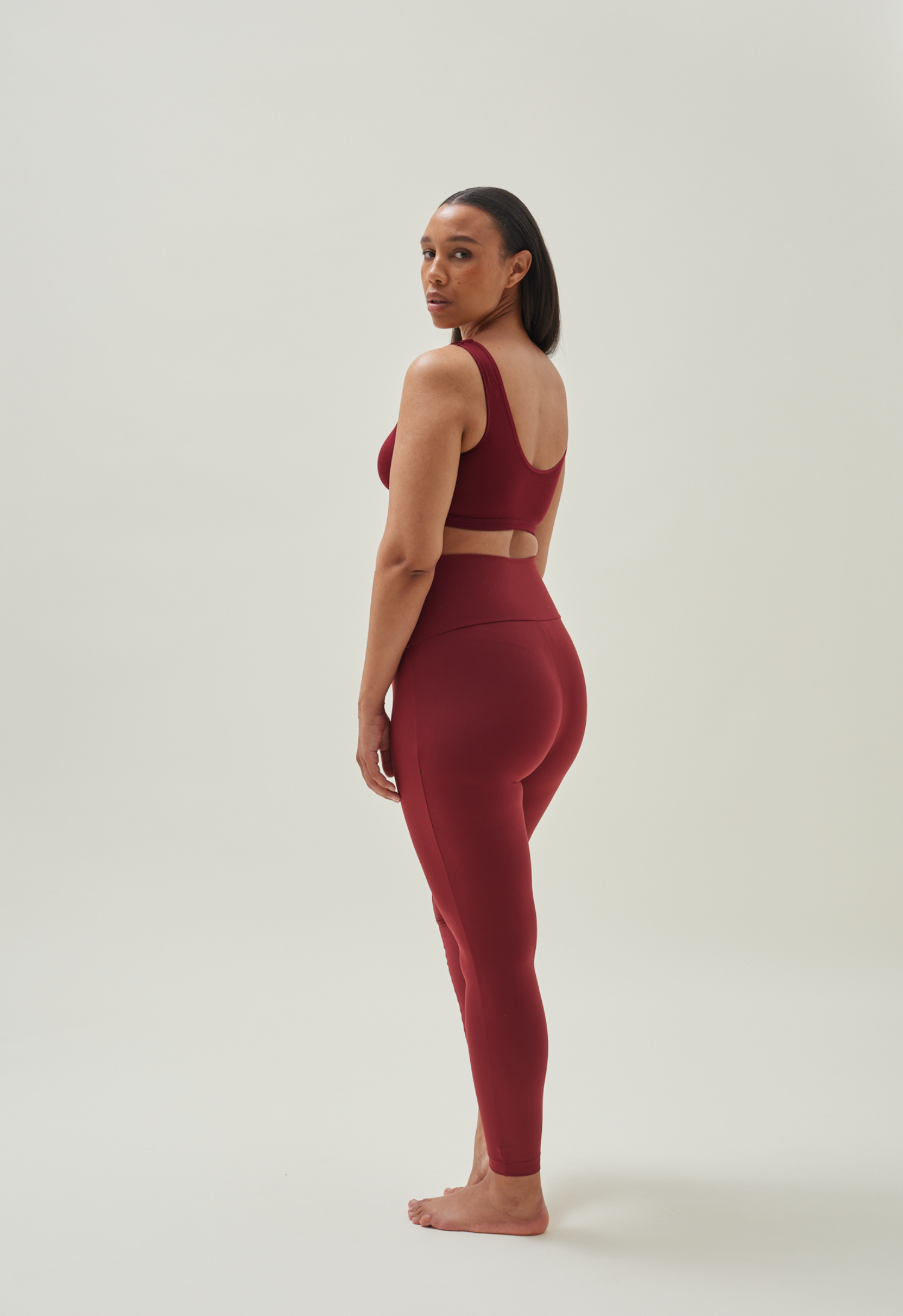 Gravidtights yoga - Röd