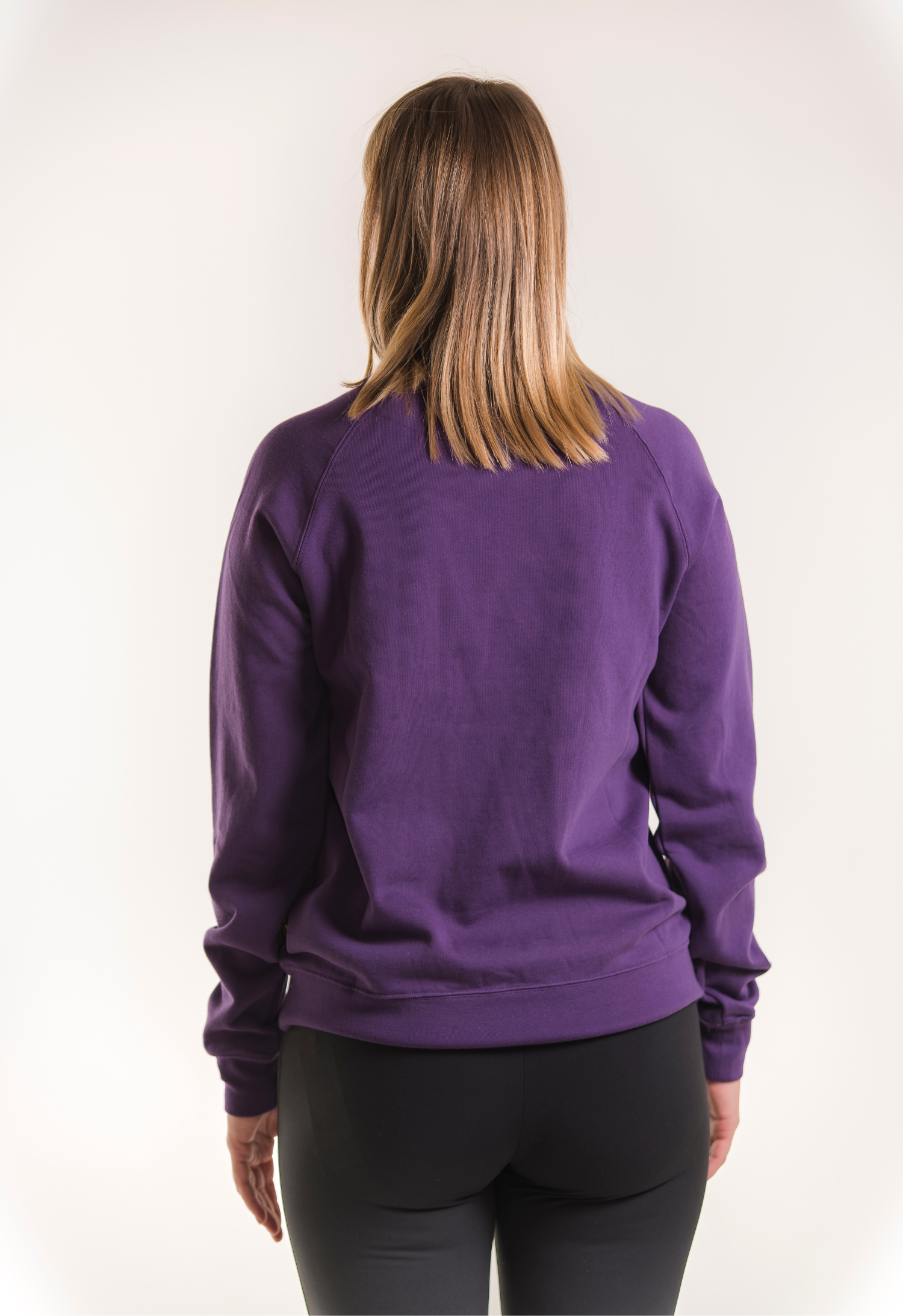 Sweatshirt med amningsfunktion - Lila