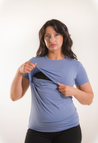 Amningstopp med kort ärm Essential - Pale Blue