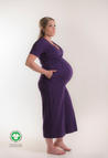 Jumpsuit gravid med amningsfunktion - Lila