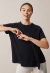 T-shirt med amningsfunktion - Svart