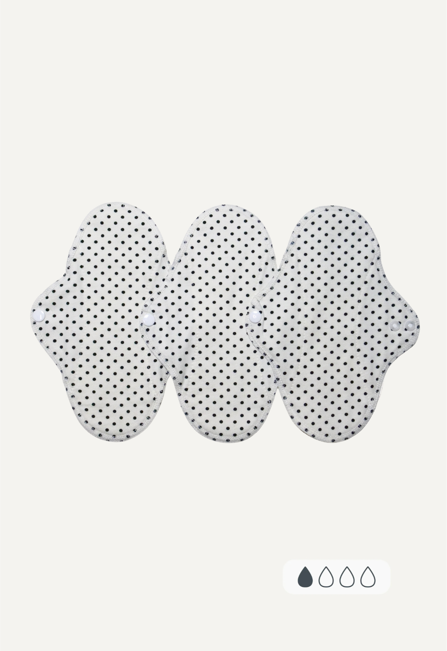 Trosskydd - Active - Black Dots - 3 pack