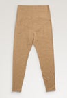 Gravidleggings i merinoull - Brown Melange